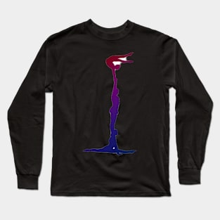 A women’s trio doing split column Long Sleeve T-Shirt